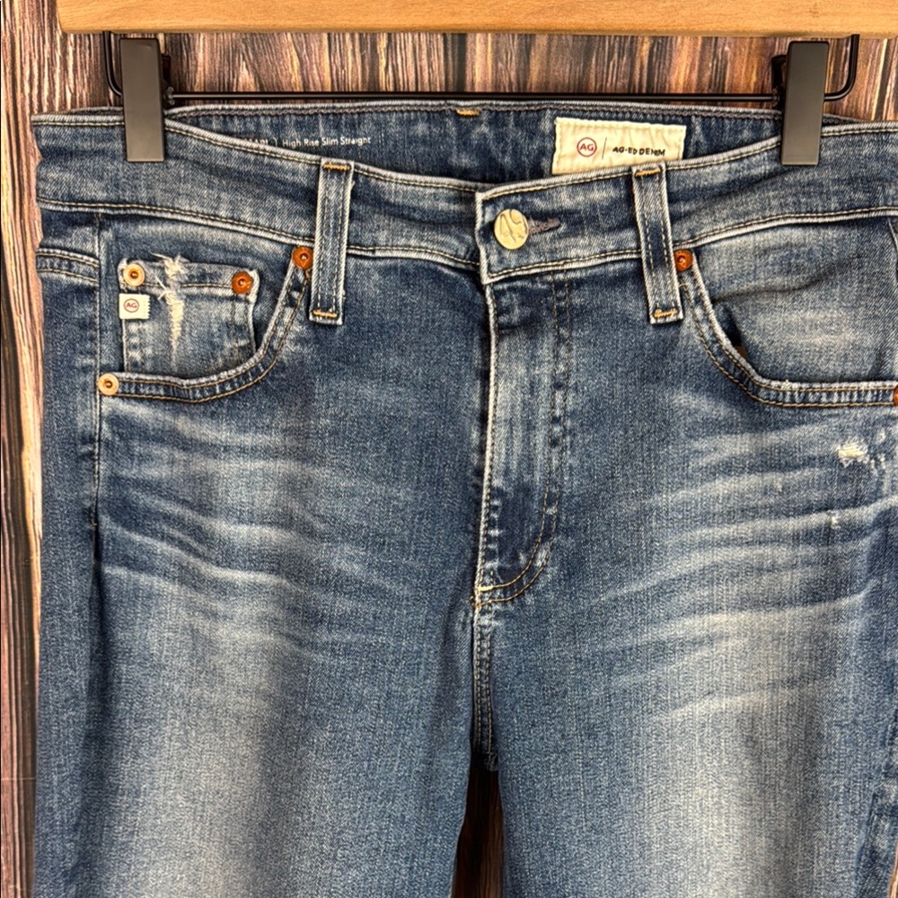 AG Mari High Rise Distressed Jeans - Picture 2 of 14
